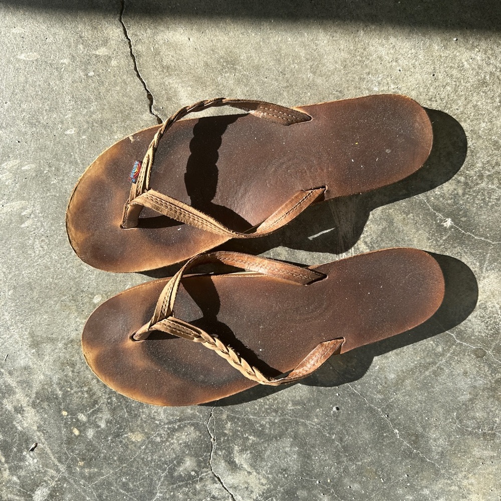 Rainbow Flipflops